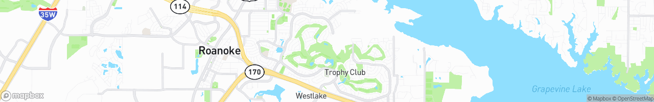 Trophy Club - map