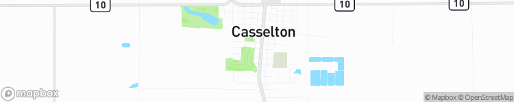 Casselton - map