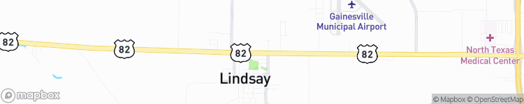 Lindsay - map