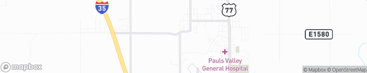 Pauls Valley - map