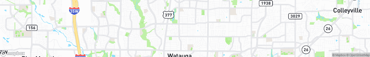 Watauga - map