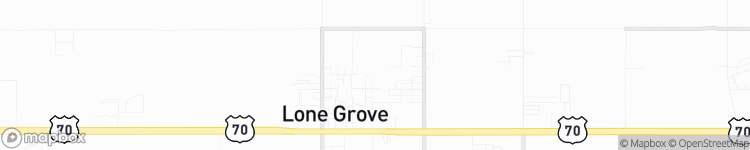 Lone Grove - map
