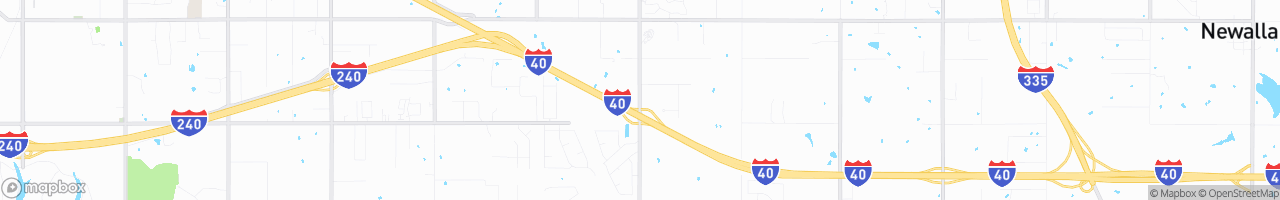 Love's Travel Stops - map