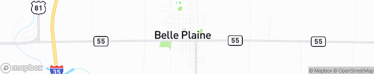 Belle Plaine - map