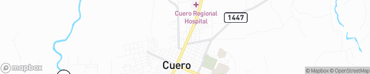 Cuero - map