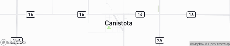 Canistota - map