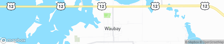 Waubay - map