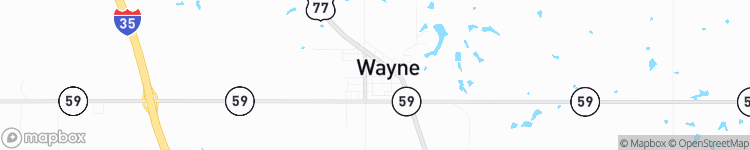 Wayne - map