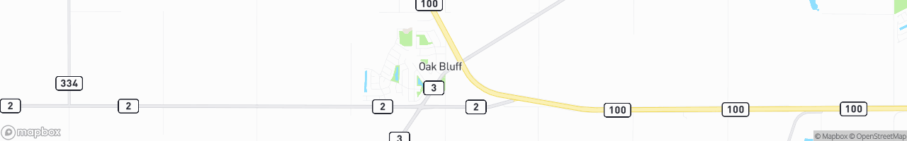 Oak Bluff Key Stop - map