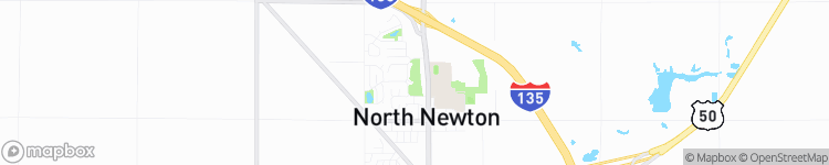 North Newton - map