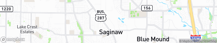Saginaw - map