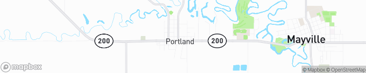 Portland - map