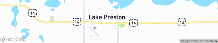Lake Preston - map