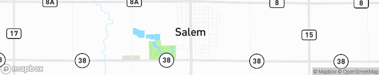 Salem - map