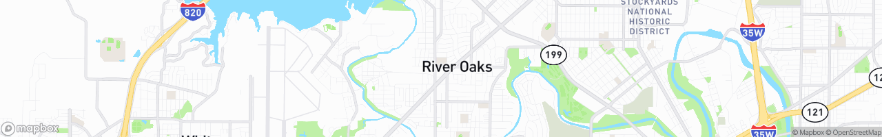 River Oaks - map