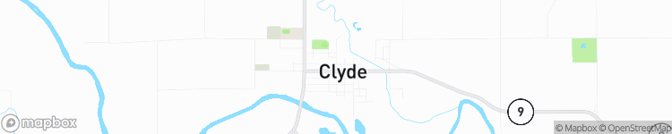 Clyde - map