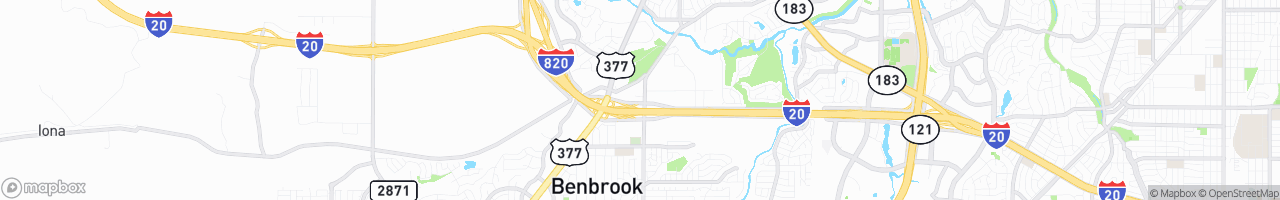 Benbrook 66 - map