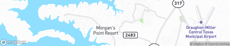 Morgans Point Resort - map