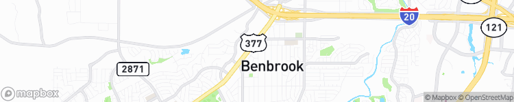 Benbrook - map