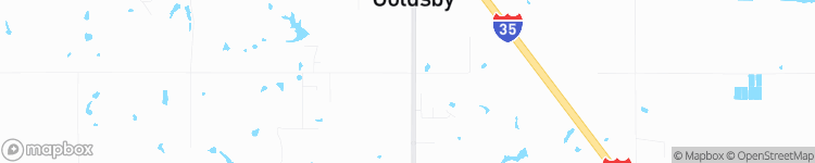 Goldsby - map