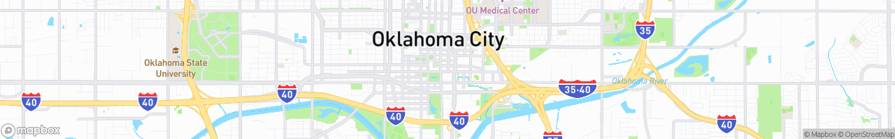Sheraton Oklahoma City Downtown Hotel - map