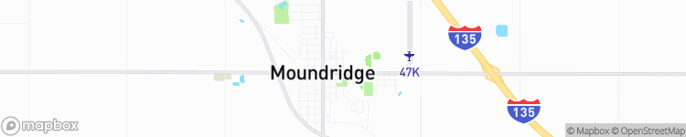 Moundridge - map