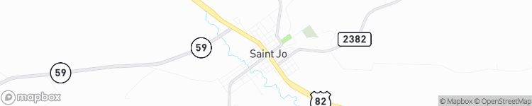 Saint Jo - map