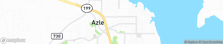 Azle - map