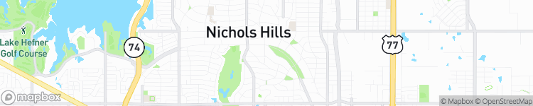 Nichols Hills - map
