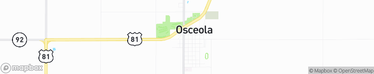 Osceola - map