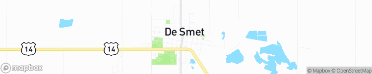 De Smet - map