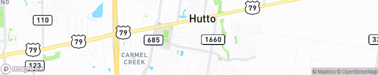 Hutto - map