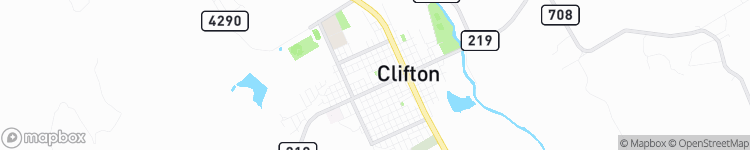 Clifton - map