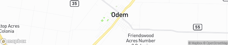 Odem - map