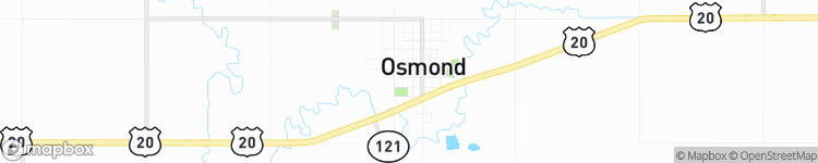 Osmond - map