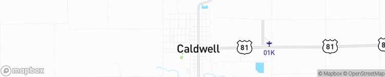 Caldwell - map