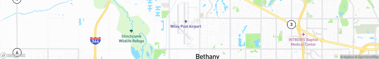 Wiley Post Airport - map
