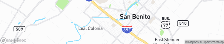 San Benito - map