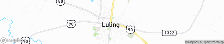 Luling - map