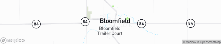 Bloomfield - map