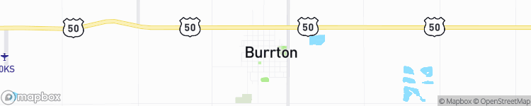 Burrton - map