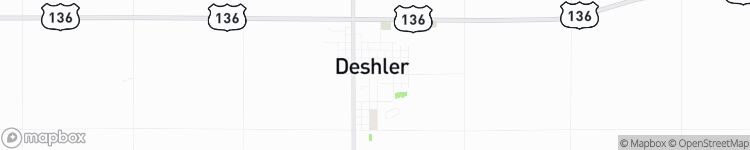 Deshler - map