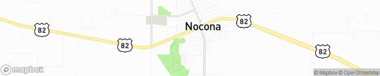 Nocona - map