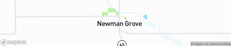 Newman Grove - map