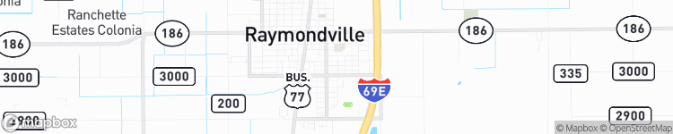 Raymondville - map