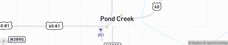 Pond Creek - map