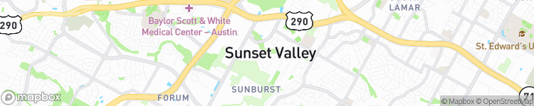 Sunset Valley - map