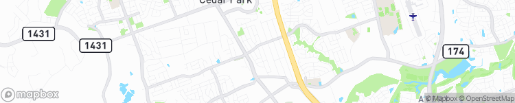 Cedar Park - map