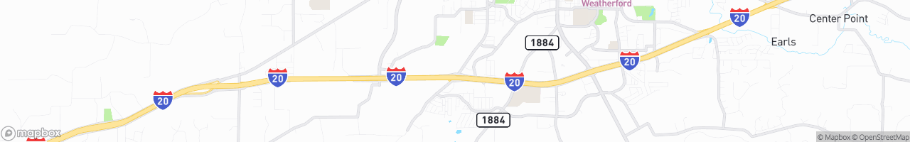 TruckMap | Truck & Travel 33 I-20 Exit 406 Weatherford TX 76086