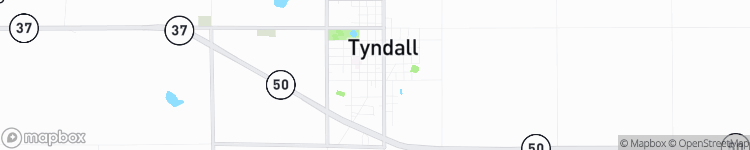 Tyndall - map